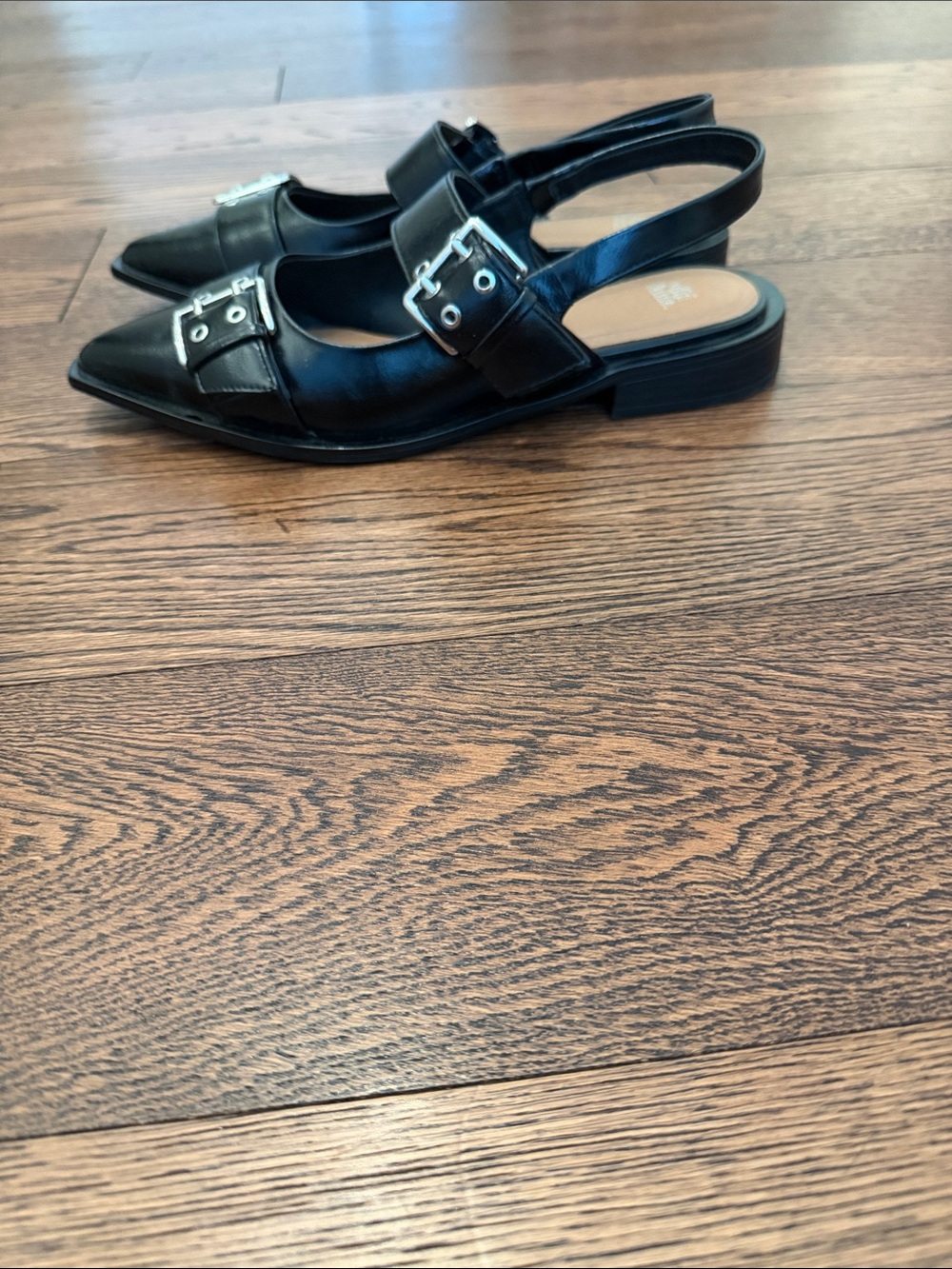 Sling back flats with buckles - Picture 4 of 5